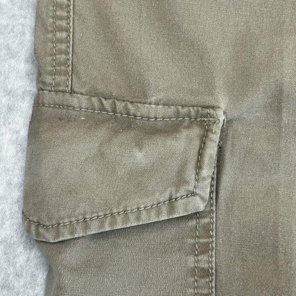SONOMA LIFE + STYLE Capri Pants 8 Beige Khaki Modern Fit Cargo Cotton Stretch - Picture 15 of 15